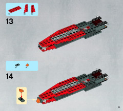 LEGO 9497 instructions page 11 – build guide