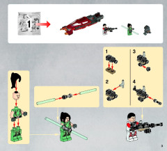 LEGO 9497 instructions page 3 – build guide