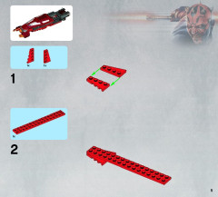 LEGO 9497 instructions page 5 – build guide
