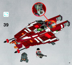 LEGO 9497 instructions page 61 – build guide