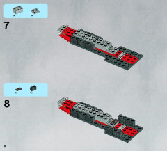 LEGO 9497 instructions page 8 – build guide