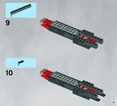 LEGO 9497 instructions page 9 – build guide