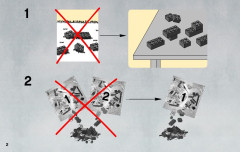 LEGO 9498 instructions page 2 – build guide