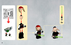 LEGO 9498 instructions page 4 – build guide