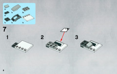 LEGO 9498 instructions page 8 – build guide