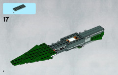 LEGO 9498 instructions page 2 – build guide
