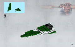 LEGO 9498 instructions page 23 – build guide