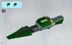 LEGO 9498 instructions page 6 – build guide