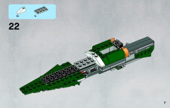 LEGO 9498 instructions page 7 – build guide