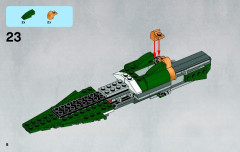 LEGO 9498 instructions page 8 – build guide