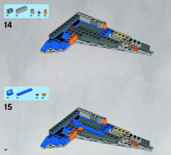LEGO 9499 instructions page 10 – build guide