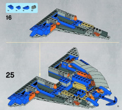 LEGO 9499 instructions page 11 – build guide