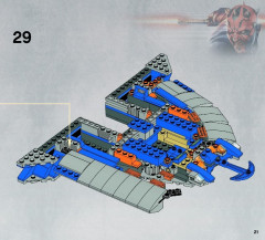 LEGO 9499 instructions page 21 – build guide
