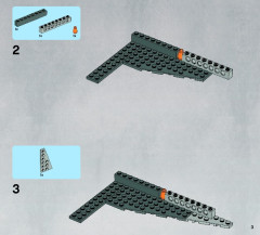 LEGO 9499 instructions page 3 – build guide