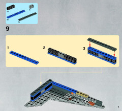 LEGO 9499 instructions page 7 – build guide