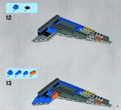 LEGO 9499 instructions page 9 – build guide