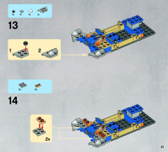 LEGO 9499 instructions page 21 – build guide
