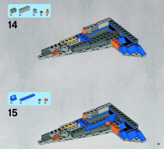 LEGO 9499 instructions page 31 – build guide