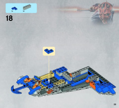 LEGO 9499 instructions page 33 – build guide
