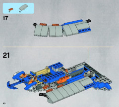 LEGO 9499 instructions page 40 – build guide
