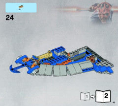 LEGO 9499 instructions page 43 – build guide