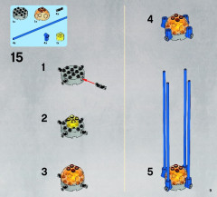 LEGO 9499 instructions page 9 – build guide