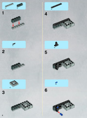 LEGO 9500 instructions page 6 – build guide