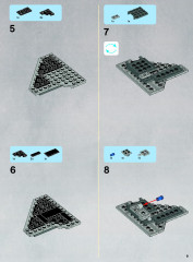 LEGO 9500 instructions page 9 – build guide