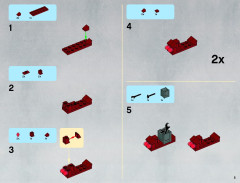 LEGO 9515 instructions page 5 – build guide