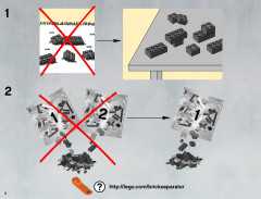 LEGO 9515 instructions page 2 – build guide