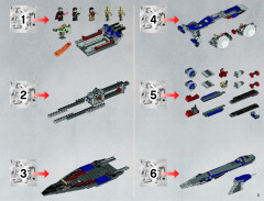 LEGO 9515 instructions page 3 – build guide