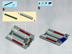 LEGO 9515 instructions page 9 – build guide