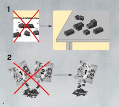 LEGO 9525 instructions page 2 – build guide