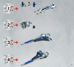 LEGO 9525 instructions page 3 – build guide