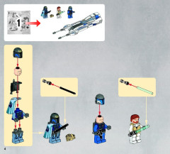 LEGO 9525 instructions page 4 – build guide