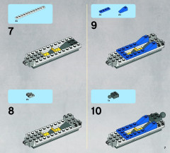 LEGO 9525 instructions page 7 – build guide
