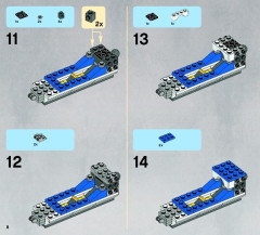 LEGO 9525 instructions page 8 – build guide