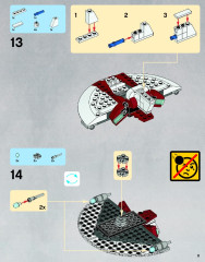 LEGO 9526 instructions page 11 – build guide