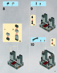 LEGO 9526 instructions page 21 – build guide