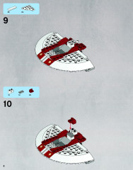 LEGO 9526 instructions page 8 – build guide