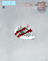 LEGO 9526 instructions page 9 – build guide