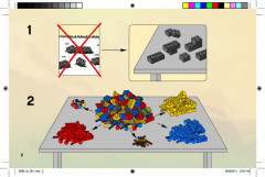 LEGO 9558 instructions page 2 – build guide