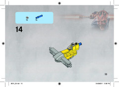 LEGO 9674 instructions page 13 – build guide