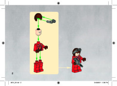 LEGO 9674 instructions page 2 – build guide