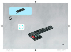 LEGO 9674 instructions page 21 – build guide