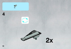 LEGO 9676 instructions page 10 – build guide