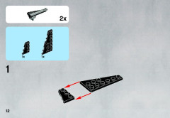 LEGO 9676 instructions page 12 – build guide