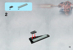 LEGO 9676 instructions page 13 – build guide