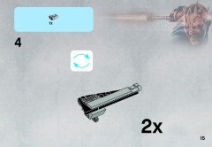 LEGO 9676 instructions page 15 – build guide