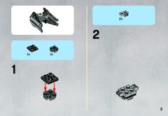 LEGO 9676 instructions page 3 – build guide